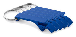 Pack of 50 Egotier 93151 - Aluminium keyring with bottle opener