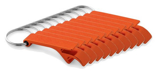 Pack mit 100 Egotier 93151 - Schlüsselanhänger aus Aluminium mit Flaschenöffner