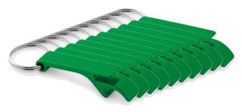 Pack de 100 Egotier 93151 - Porte-clés en aluminium avec ouvre-capsules