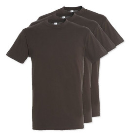 Pack of 3 SOL'S 11380 - REGENT Unisex Round Collar T Shirt