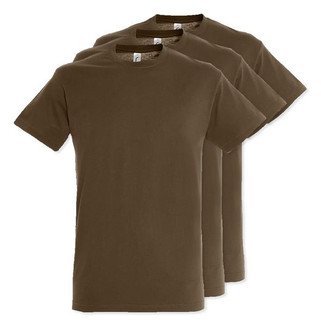 Pack of 3 SOLS 11380 - REGENT Unisex Round Collar T Shirt