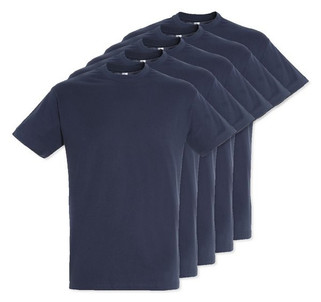 Pack of 5 SOLS 11380 - REGENT Unisex Round Collar T Shirt