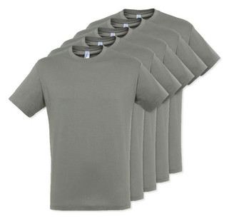 Pack of 5 SOLS 11380 - REGENT Unisex Round Collar T Shirt