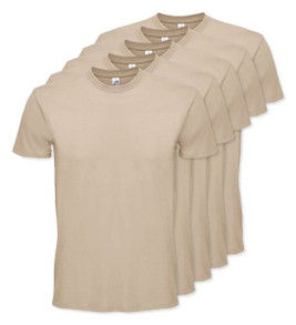 Förpackning med 5 SOL'S 11380 - Unisex Regent T-shirt med rund hals
