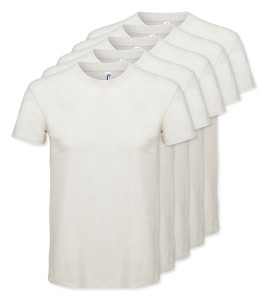Pack of 5 SOL'S 11380 - REGENT Unisex Round Collar T Shirt