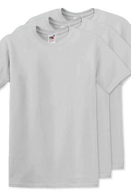 Pack de 3 Fruit of the Loom SC6 - T-Shirt Manches Courtes 100% Coton