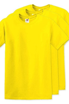 Pack of 3 Fruit of the Loom SC6 - Original Full Cut T (61-082-0)