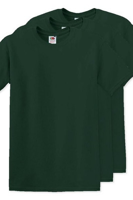 Pakke med 3 Fruit of the Loom SC6 - 100% bomull kortermet T-skjorte