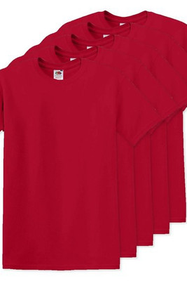 Balení 5 ks Fruit of the Loom SC6 - Original Full Cut T (61-082-0)