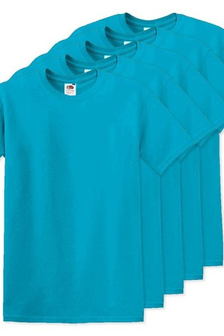 Balení 5 ks Fruit of the Loom SC6 - Original Full Cut T (61-082-0)