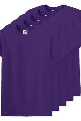 Pack of 5 Fruit of the Loom SC6 - Original Full Cut T (61-082-0)