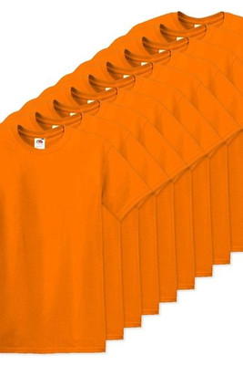 Pack mit 10 Fruit of the Loom SC6 - Original Full Cut T-Shirt