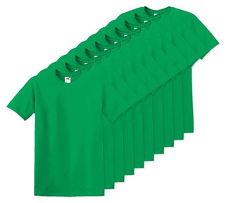 Pack of 10 Fruit of the Loom SC6 - Original Full Cut T (61-082-0)