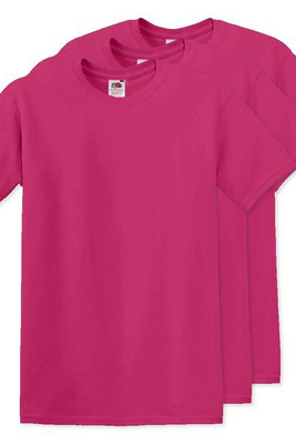 Pakke med 30 Fruit of the Loom SC6 - 100% bomull kortermet T-skjorte