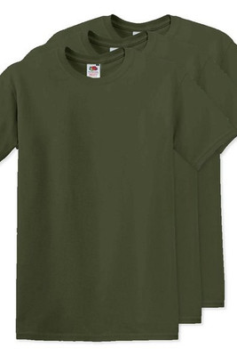 Pakke med 30 Fruit of the Loom SC6 - 100% bomull kortermet T-skjorte