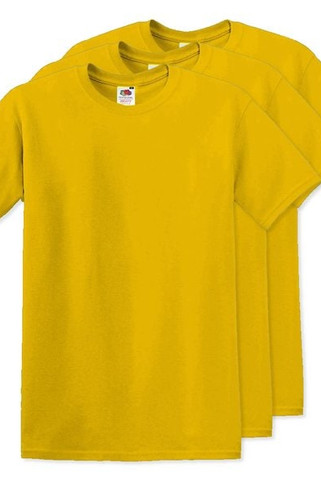Pack de 30 Fruit of the Loom SC6 - T-Shirt Manches Courtes 100% Coton