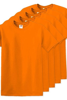 Pack mit 50 Fruit of the Loom SC6 - Original Full Cut T-Shirt