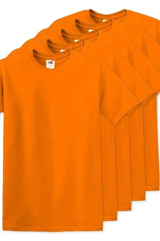 Pakke med 50 Fruit of the Loom SC6 - 100% bomuld kortærmet t-shirt