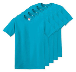 Pack mit 50 Fruit of the Loom SC6 - Original Full Cut T-Shirt