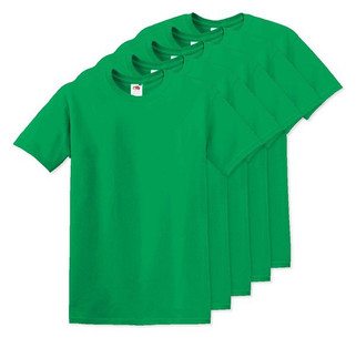 Pakke med 50 Fruit of the Loom SC6 - 100% bomuld kortærmet t-shirt