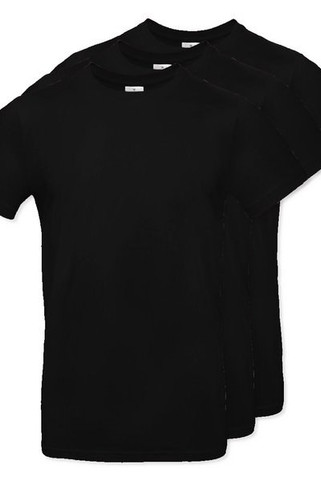 Pack da 3 B&C BC03T - B&C T-shirt Uomo Manica Corta in Cotone Ringspun