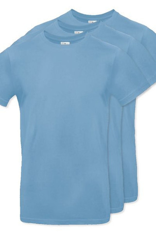 Pakke med 3 B&C BC03T - Herre t-shirt 100% bomuld