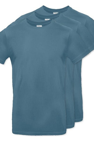 Pack of 3 B&C BC03T - Mens Modern Ringspun Cotton T-Shirt