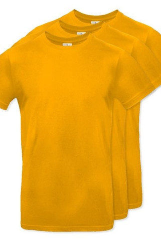 Pack mit 3 B&C BC03T - Herren T-Shirt 100% Baumwolle