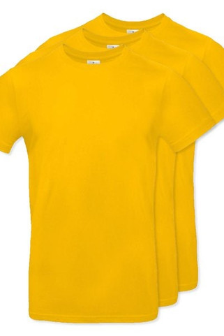 Pack de 3 B&C BC03T - Tee-Shirt Homme 100% Coton