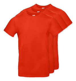Pack of 3 B&C BC03T - Men's Modern Ringspun Cotton T-Shirt