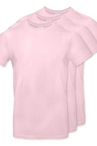 Pakke med 3 B&C BC03T - Herre t-shirt 100% bomuld