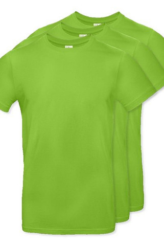 Pak van 3 B&C BC03T - Moderne Katoenen T-shirt voor Heren