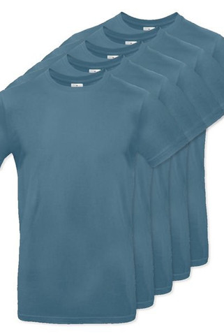 Pack de 5 B&C BC03T - Tee-Shirt Homme 100% Coton