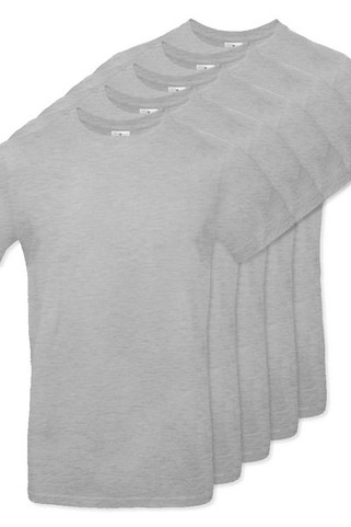 Pack of 5 B&C BC03T - Mens Modern Ringspun Cotton T-Shirt