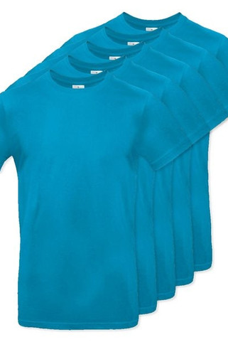 Pakke med 5 B&C BC03T - Herre t-shirt 100% bomuld