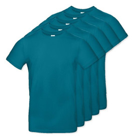 Пакет от 5 B&C BC03T - Мъжка модерна тениска от Ringspun памук