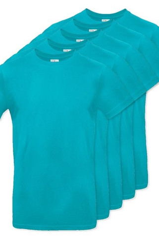 Pack of 5 B&C BC03T - Mens Modern Ringspun Cotton T-Shirt