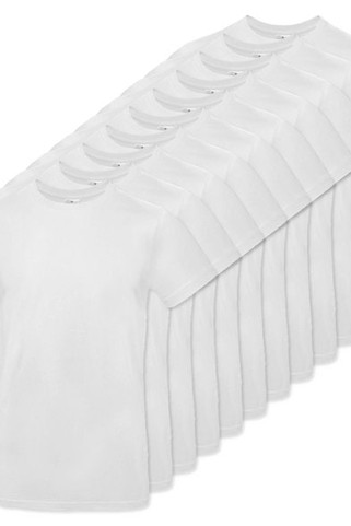 Pack of 10 B&C BC03T - Mens Modern Ringspun Cotton T-Shirt