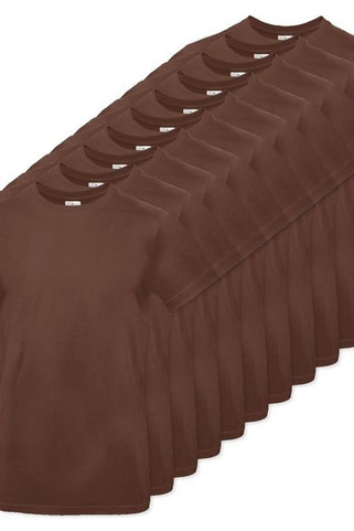 Pack of 10 B&C BC03T - Mens Modern Ringspun Cotton T-Shirt