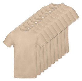 Pack of 10 B&C BC03T - Men's Modern Ringspun Cotton T-Shirt