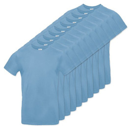 Pack of 10 B&C BC03T - Men's Modern Ringspun Cotton T-Shirt