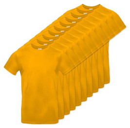 Pack of 10 B&C BC03T - Men's Modern Ringspun Cotton T-Shirt