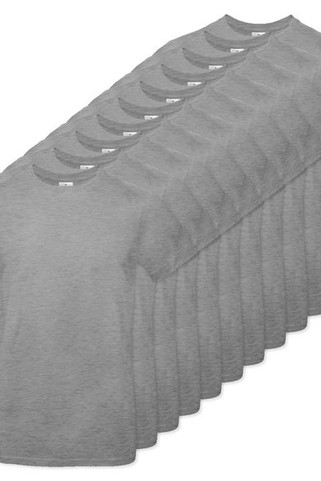Pack of 10 B&C BC03T - Mens Modern Ringspun Cotton T-Shirt