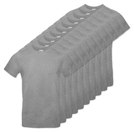 Pack of 10 B&C BC03T - Men's Modern Ringspun Cotton T-Shirt