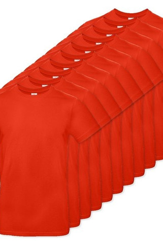 Pack mit 10 B&C BC03T - Herren T-Shirt 100% Baumwolle