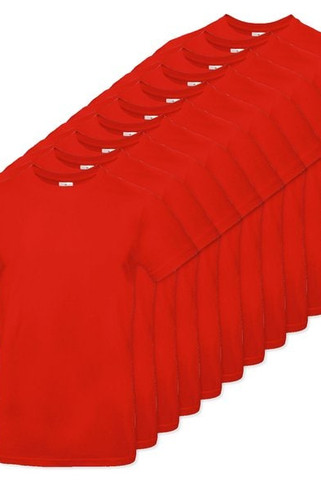 Pack of 10 B&C BC03T - Mens Modern Ringspun Cotton T-Shirt