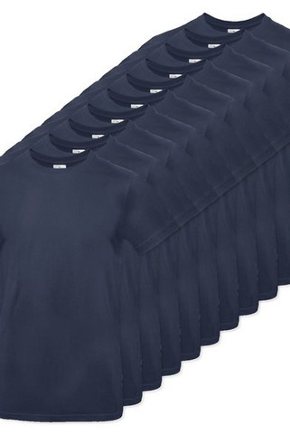 Pack of 10 B&C BC03T - Mens Modern Ringspun Cotton T-Shirt