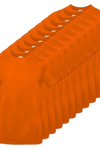 Pakke med 10 B&C BC03T - Herre t-shirt 100% bomuld