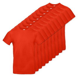 Pack of 100 B&C BC03T - Men's Modern Ringspun Cotton T-Shirt