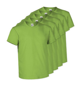 Pack mit 5 Valento CAVABAS - T-Shirt FAHRRAD
